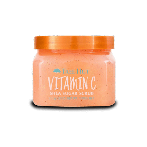 Gommage Corporel au Sucre et au Karité Tree Hut Vitamine C - Pour une Peau Éclatante et Douce!